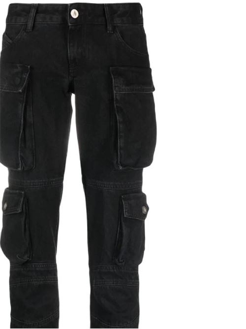 Black cotton denim pants THE ATTICO | 241WCP113D066100